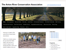 Tablet Screenshot of antonriver-conservation.org.uk